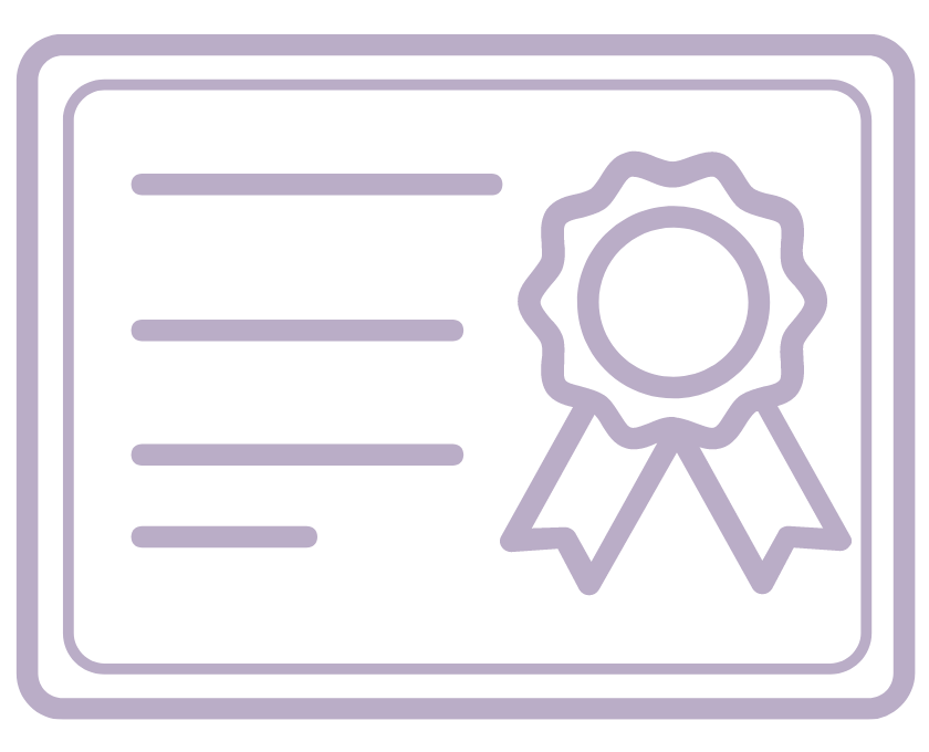 Icône représentant un certificat