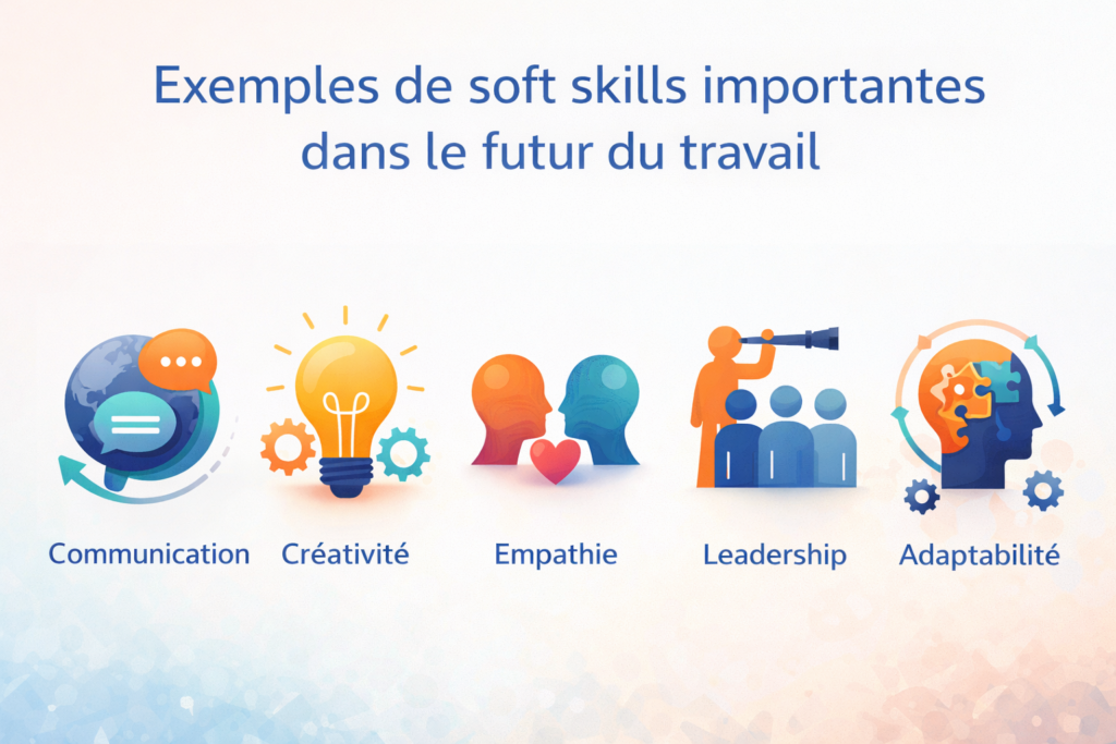 exemples de soft skills importantes dans le futur du travail face à l’intelligence artificielle